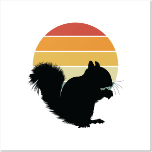 Squirrel Retro Vintage Posters and Art